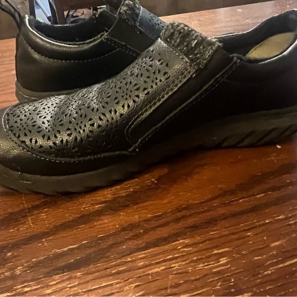 JBU Black Perforated Slip-On Flats - Picture 5 of 5